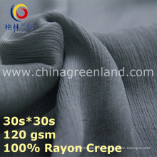 Factory Rayon Crepe Fabric for Garment Blouse Clothes (GLLML436)